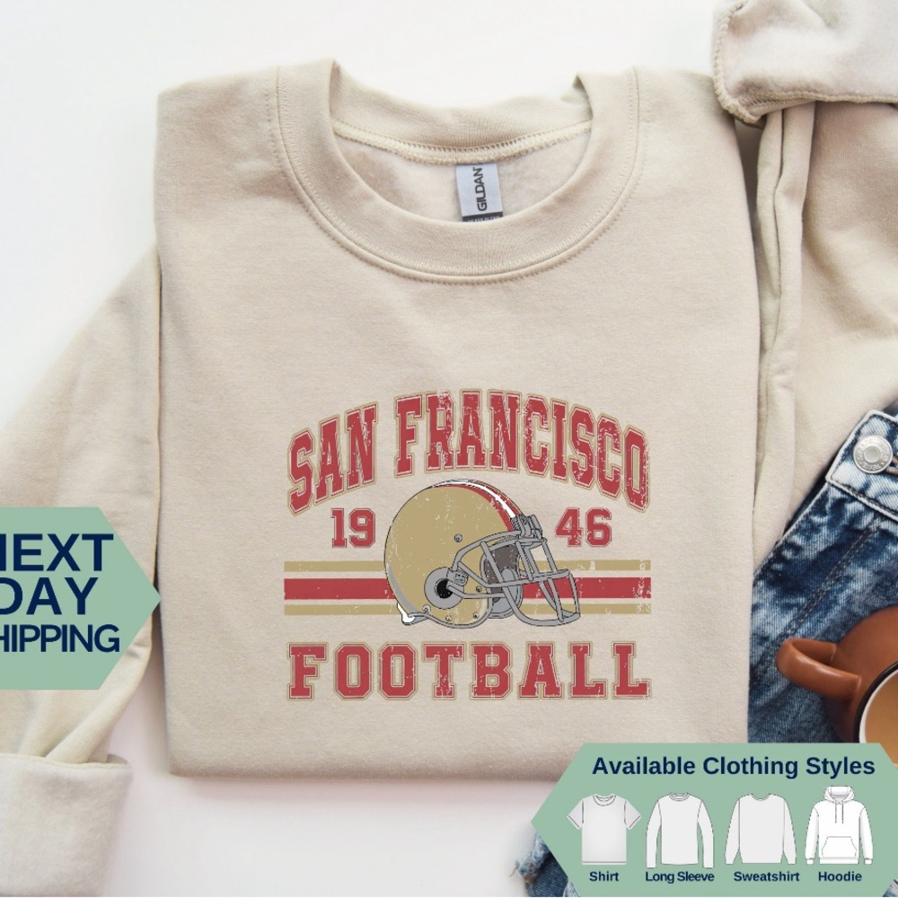 Adult small women’s 49ers sweatshirt.